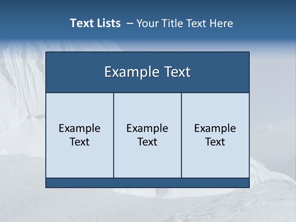 Beautiful Mountain Alpamayo PowerPoint Template