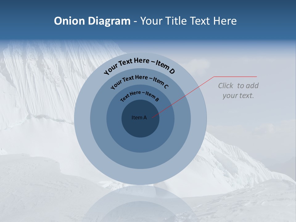 Beautiful Mountain Alpamayo PowerPoint Template