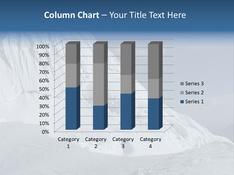 Beautiful Mountain Alpamayo PowerPoint Template