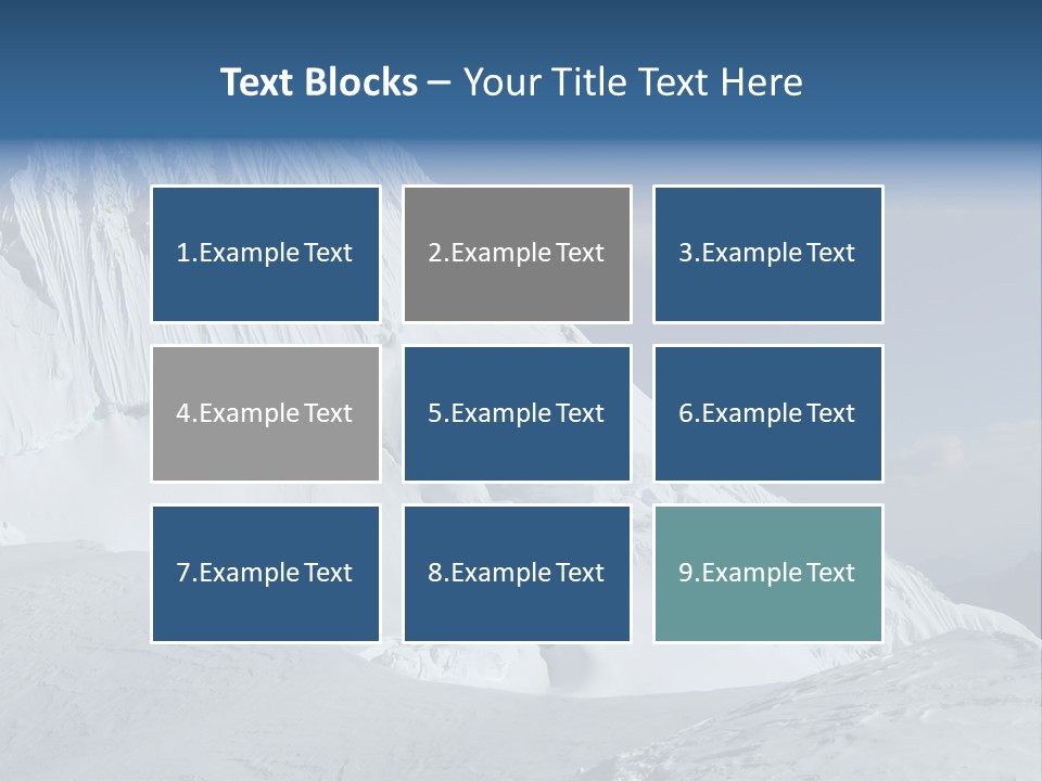 Beautiful Mountain Alpamayo PowerPoint Template