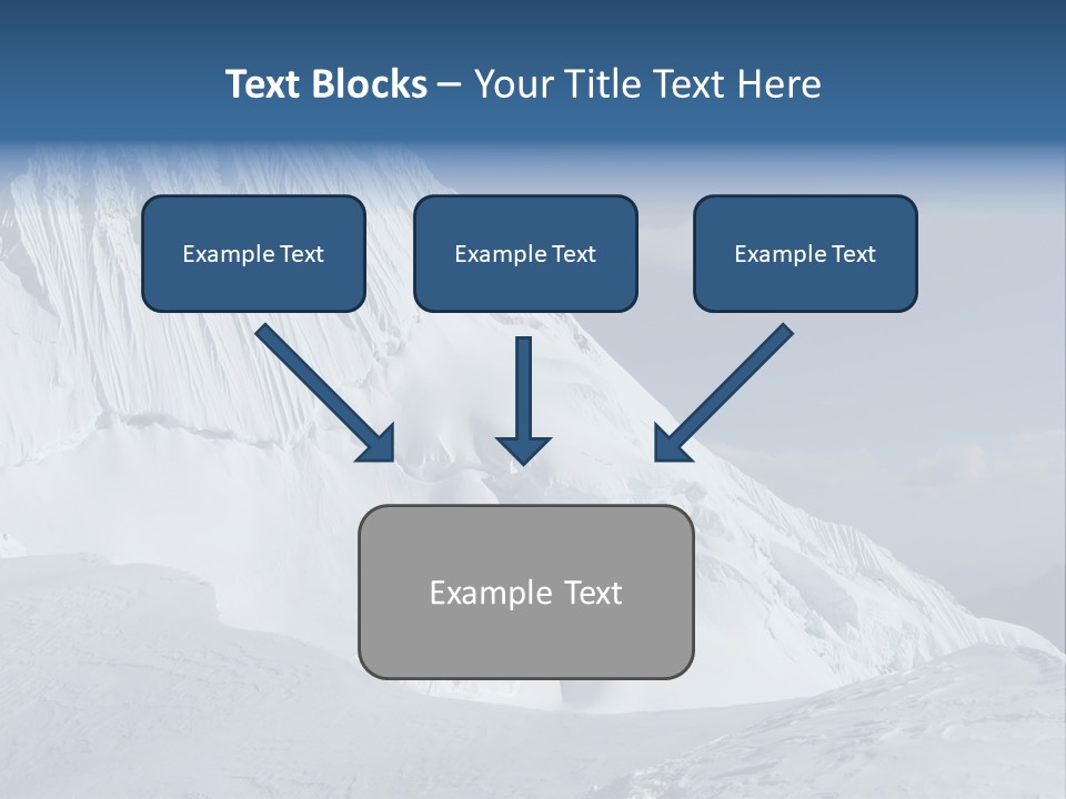 Beautiful Mountain Alpamayo PowerPoint Template