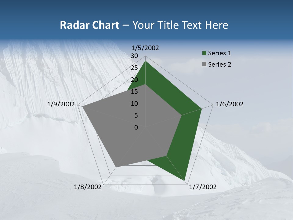 Beautiful Mountain Alpamayo PowerPoint Template