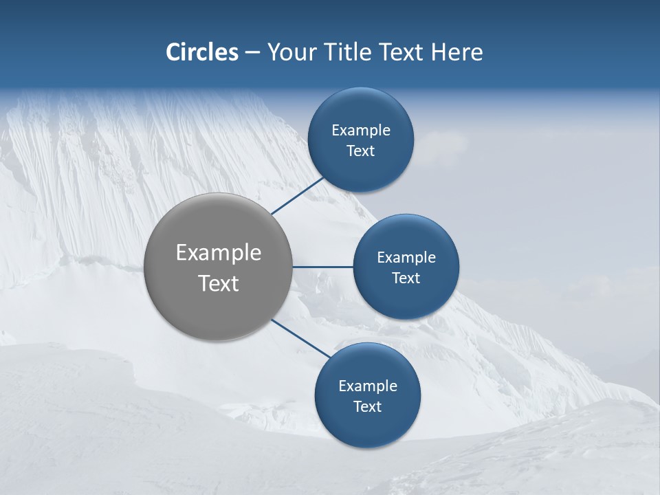 Beautiful Mountain Alpamayo PowerPoint Template