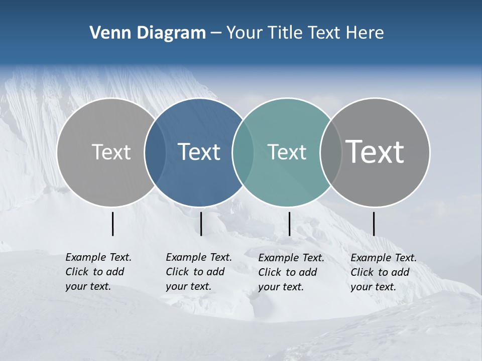 Beautiful Mountain Alpamayo PowerPoint Template
