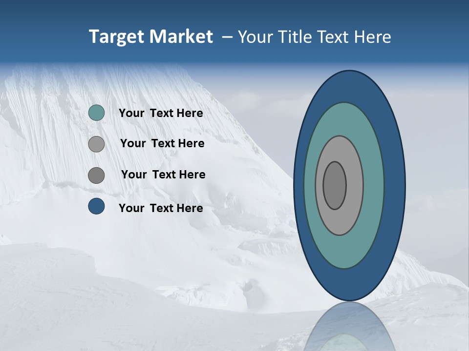 Beautiful Mountain Alpamayo PowerPoint Template