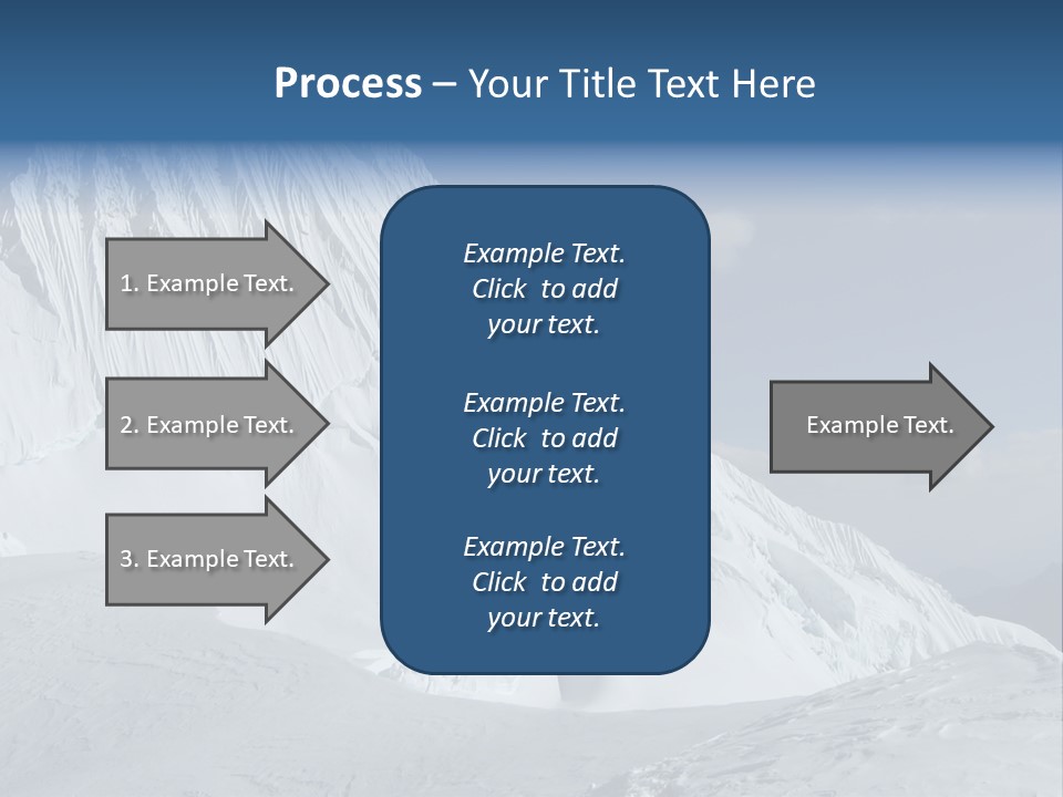 Beautiful Mountain Alpamayo PowerPoint Template