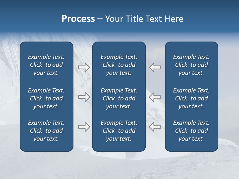 Beautiful Mountain Alpamayo PowerPoint Template