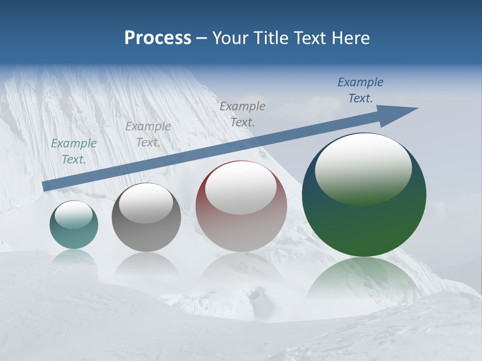 Beautiful Mountain Alpamayo PowerPoint Template