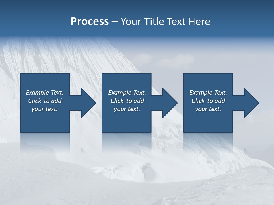 Beautiful Mountain Alpamayo PowerPoint Template
