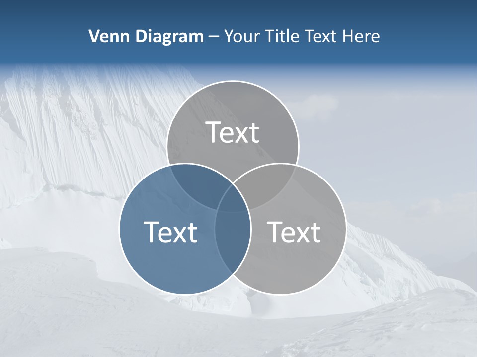 Beautiful Mountain Alpamayo PowerPoint Template