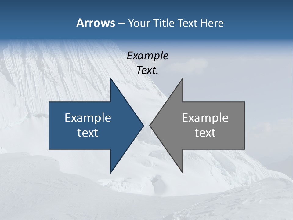 Beautiful Mountain Alpamayo PowerPoint Template