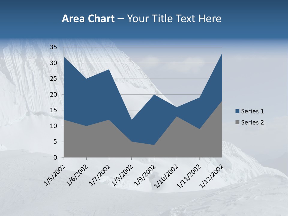 Beautiful Mountain Alpamayo PowerPoint Template