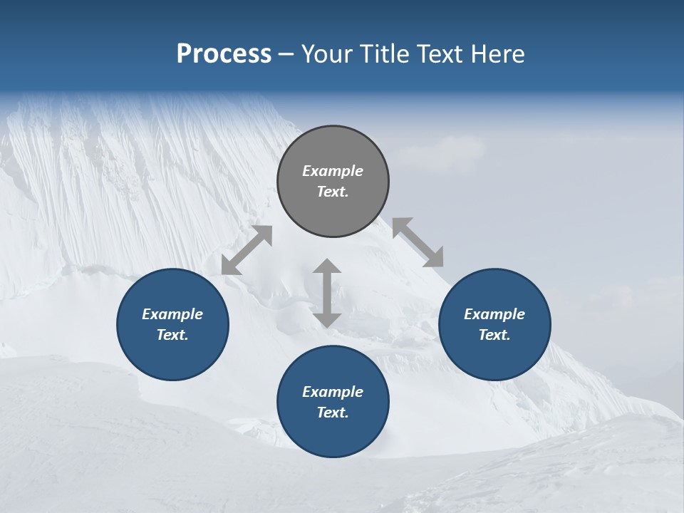 Beautiful Mountain Alpamayo PowerPoint Template