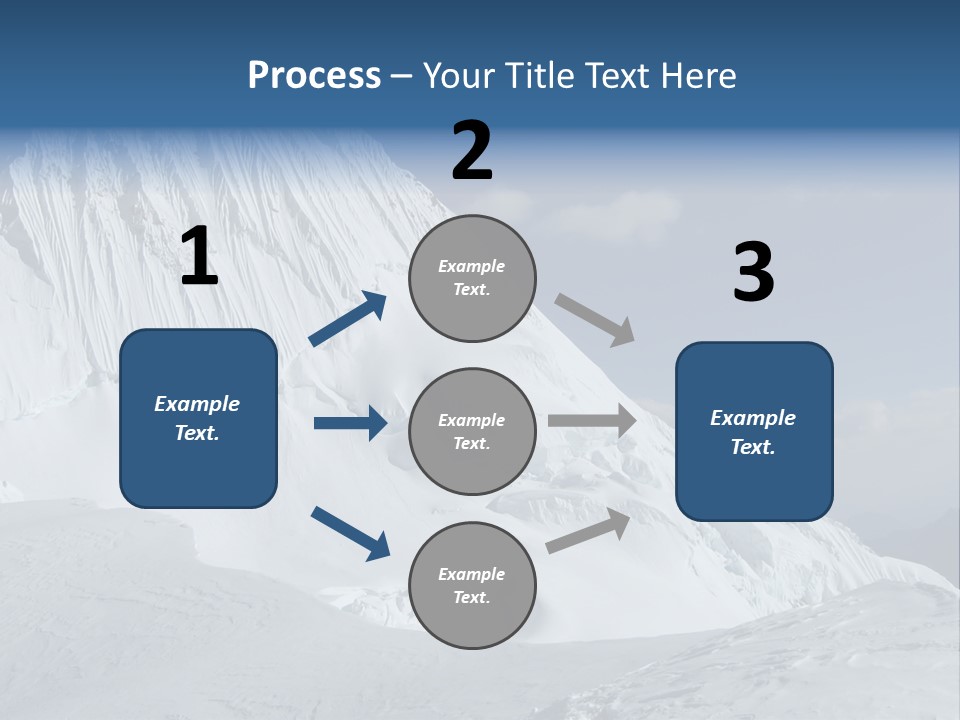 Beautiful Mountain Alpamayo PowerPoint Template