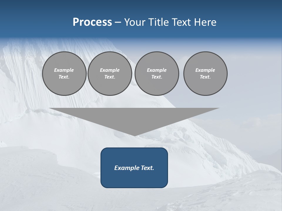 Beautiful Mountain Alpamayo PowerPoint Template