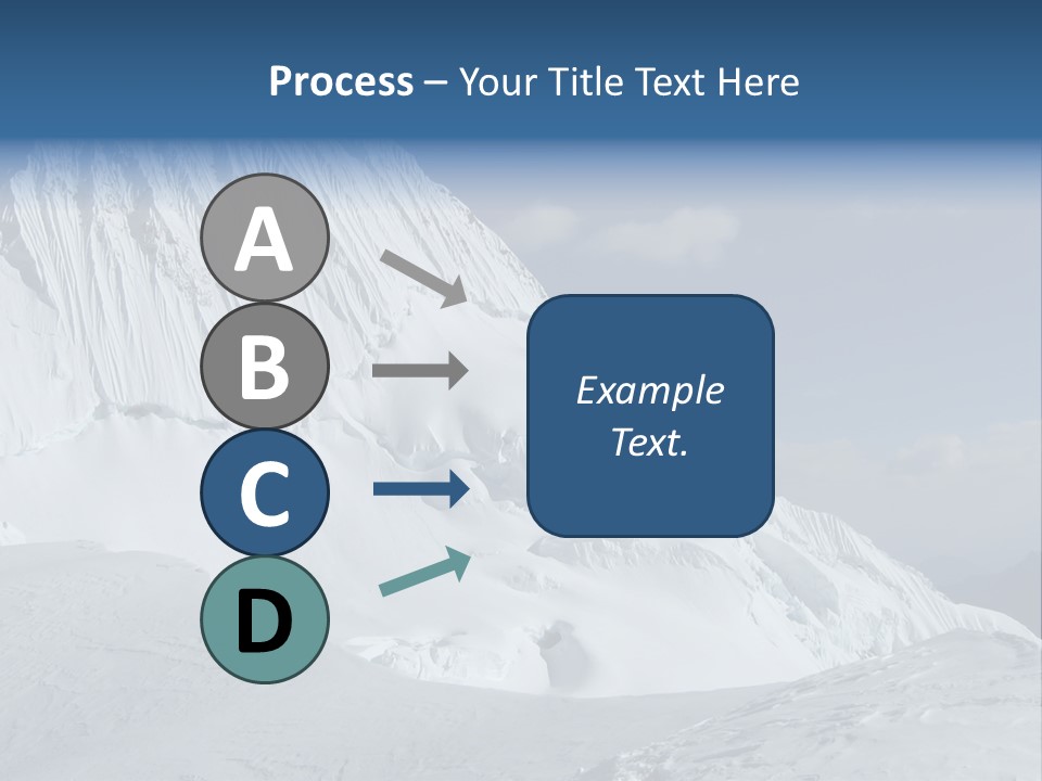 Beautiful Mountain Alpamayo PowerPoint Template