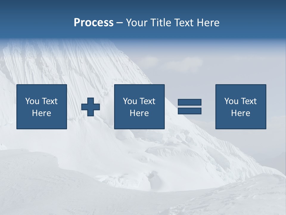 Beautiful Mountain Alpamayo PowerPoint Template