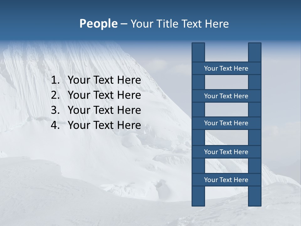 Beautiful Mountain Alpamayo PowerPoint Template