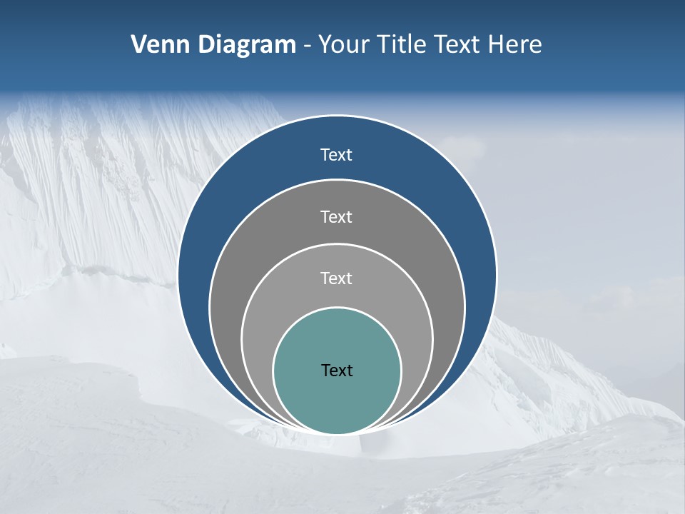 Beautiful Mountain Alpamayo PowerPoint Template