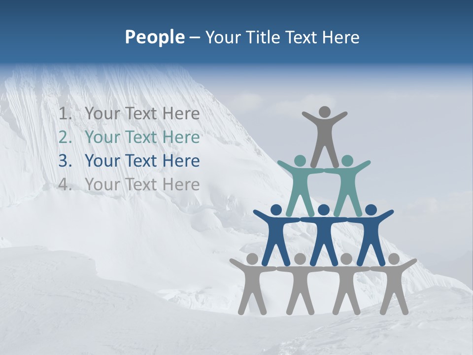 Beautiful Mountain Alpamayo PowerPoint Template