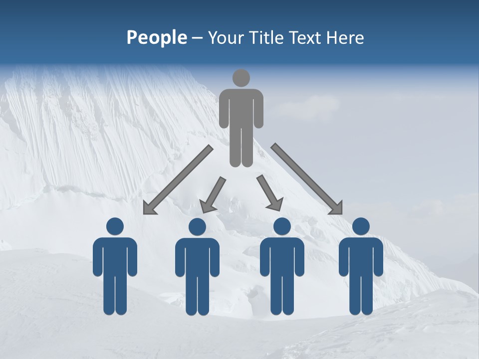 Beautiful Mountain Alpamayo PowerPoint Template