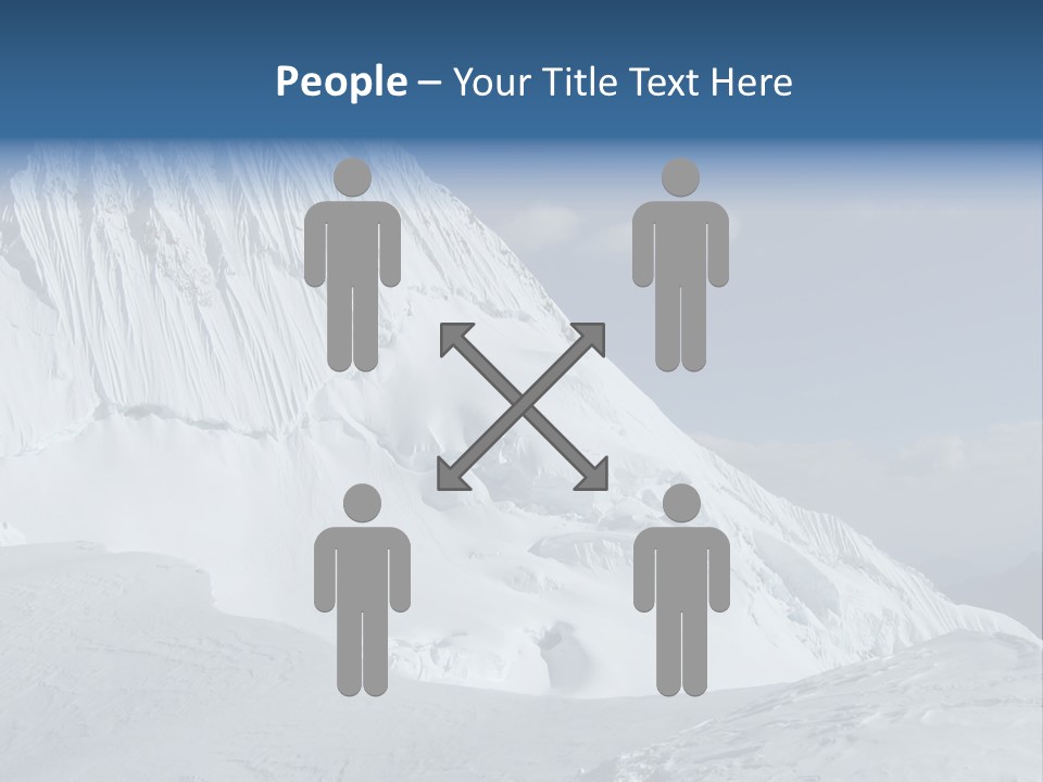 Beautiful Mountain Alpamayo PowerPoint Template