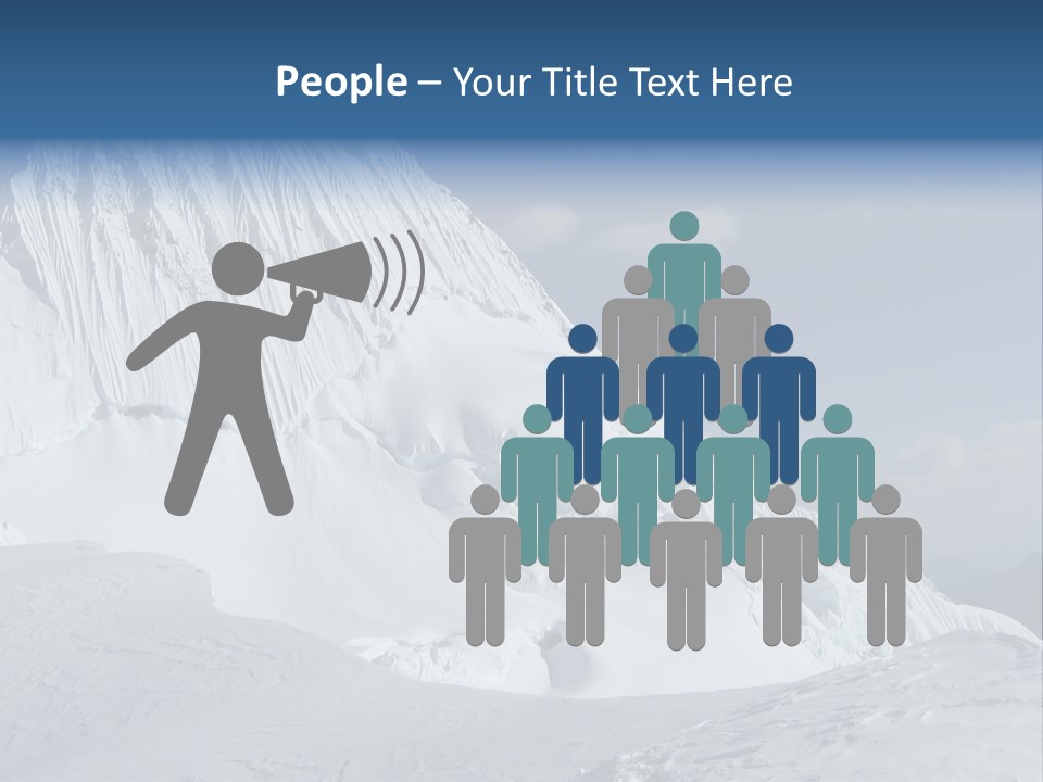 Beautiful Mountain Alpamayo PowerPoint Template