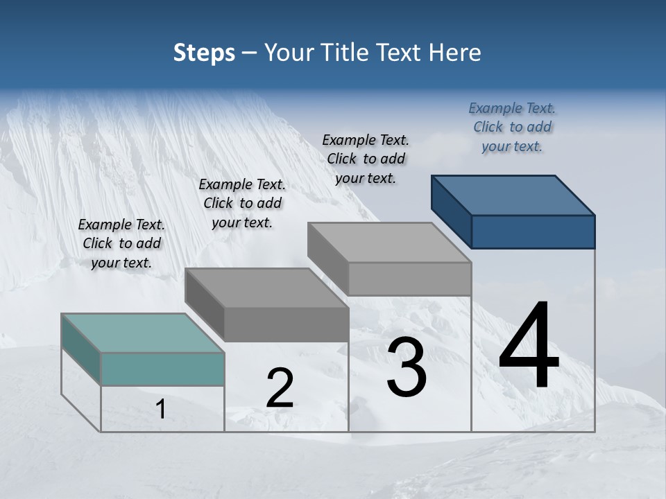 Beautiful Mountain Alpamayo PowerPoint Template