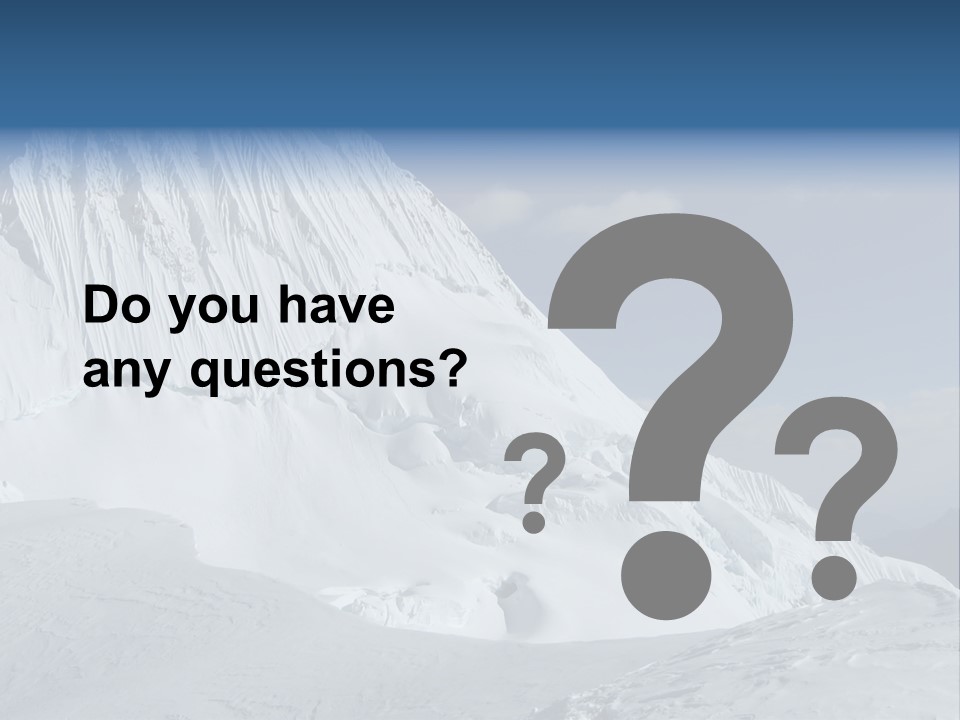 Beautiful Mountain Alpamayo PowerPoint Template