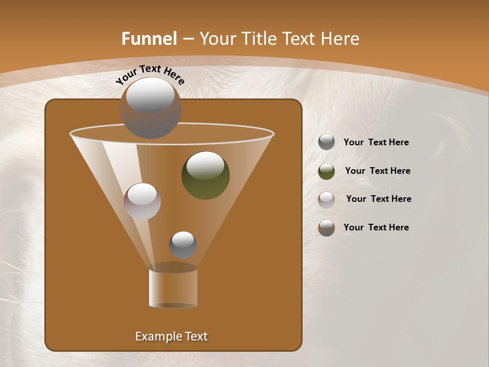 Smiling Dog, Gold Retriever Head Shot PowerPoint Template