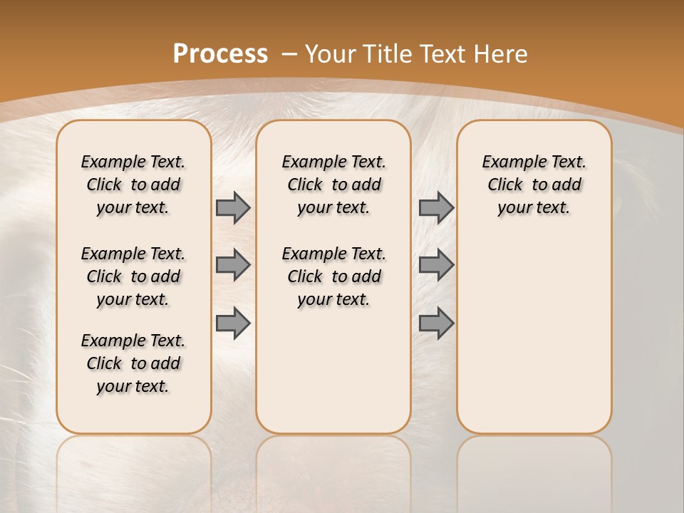 Smiling Dog, Gold Retriever Head Shot PowerPoint Template