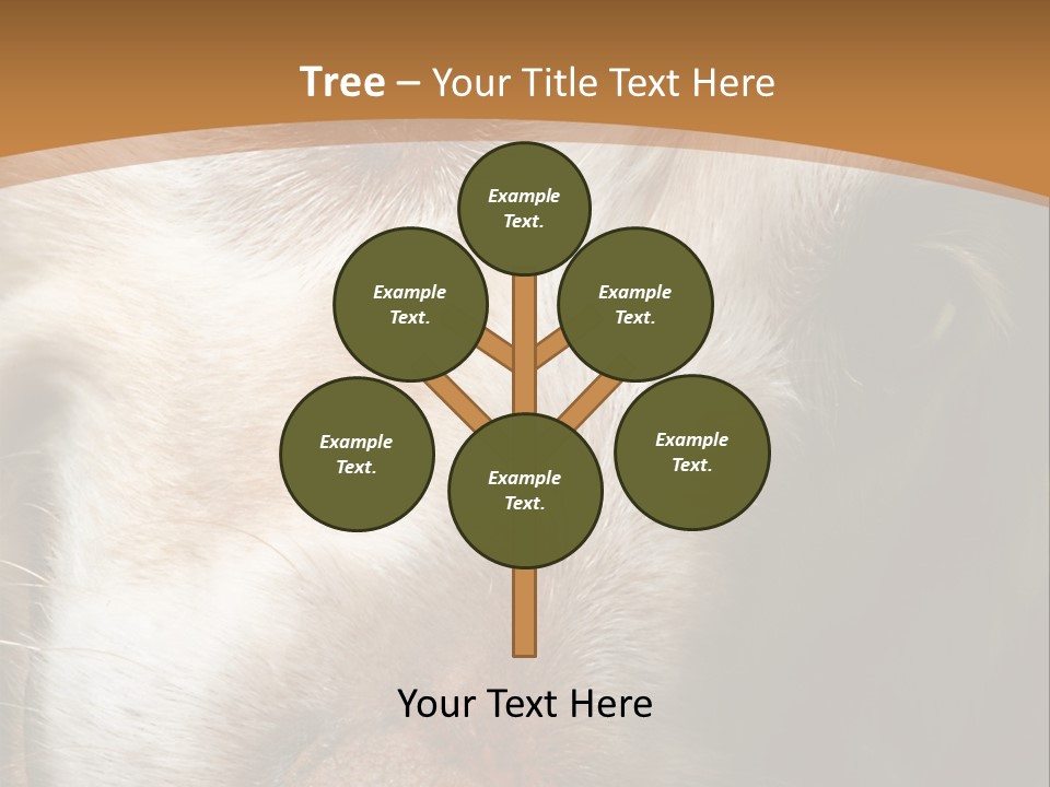 Smiling Dog, Gold Retriever Head Shot PowerPoint Template