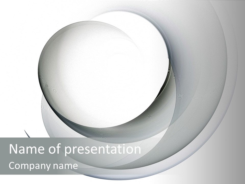 Abstract Curved Background PowerPoint Template