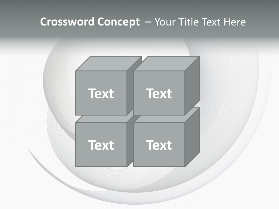Abstract Curved Background PowerPoint Template