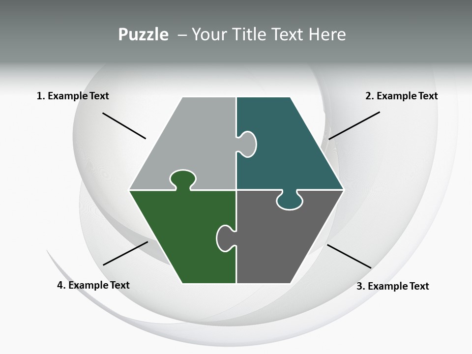 Abstract Curved Background PowerPoint Template