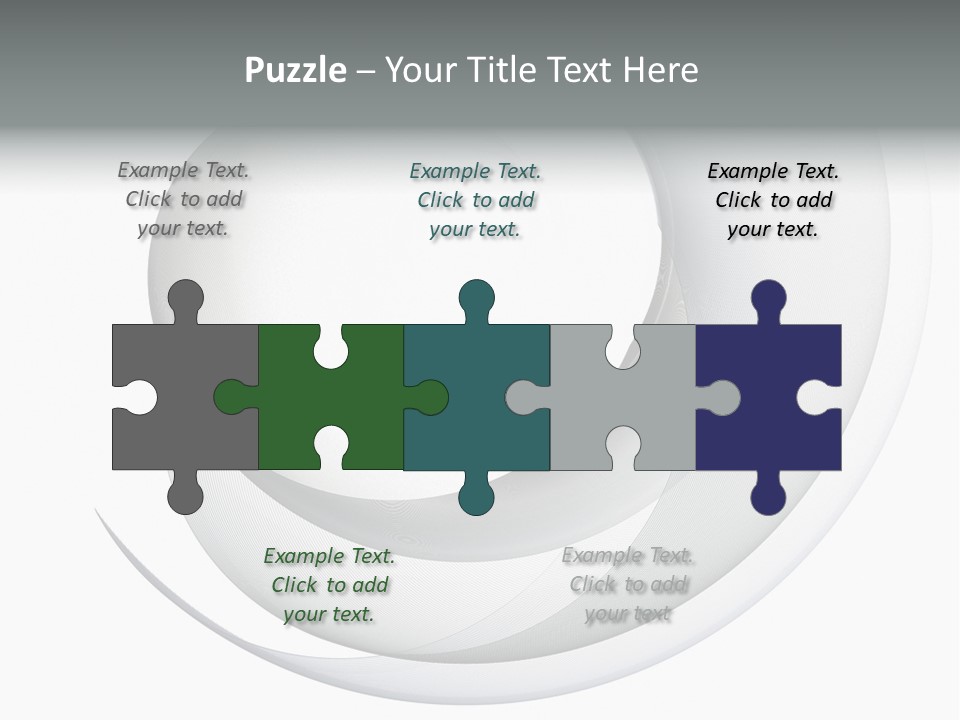 Abstract Curved Background PowerPoint Template