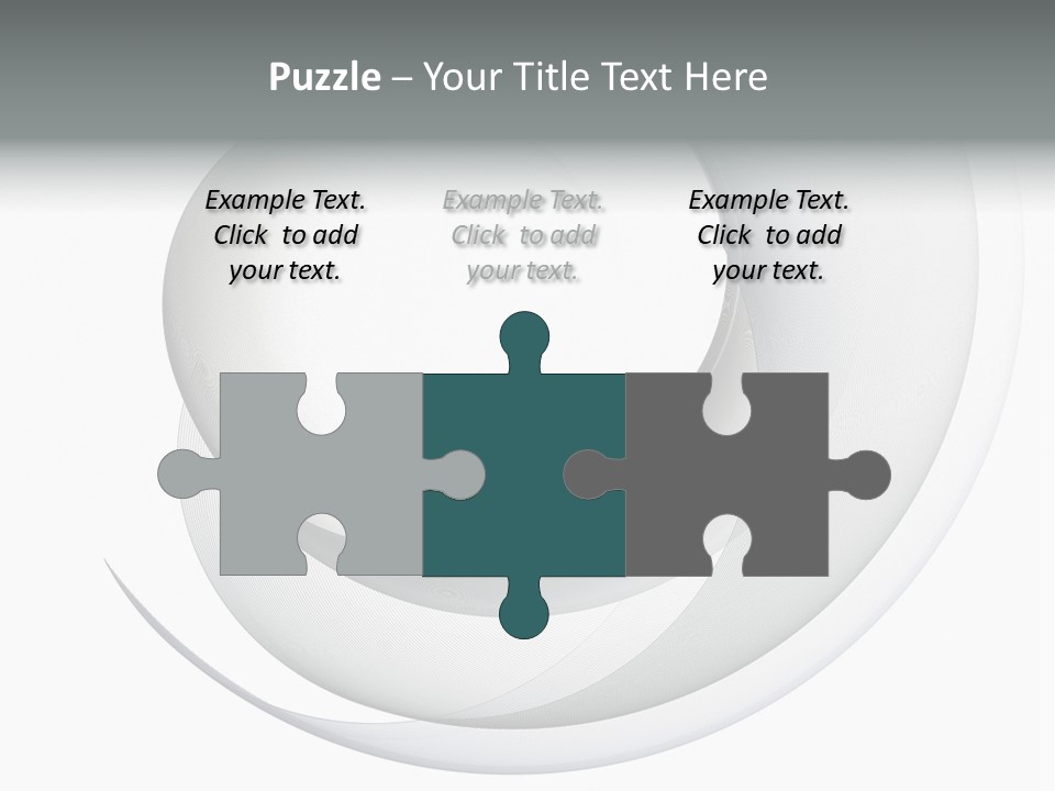 Abstract Curved Background PowerPoint Template