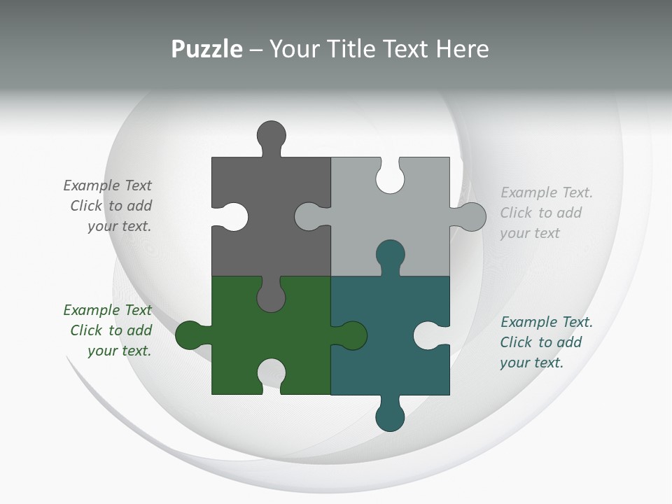 Abstract Curved Background PowerPoint Template