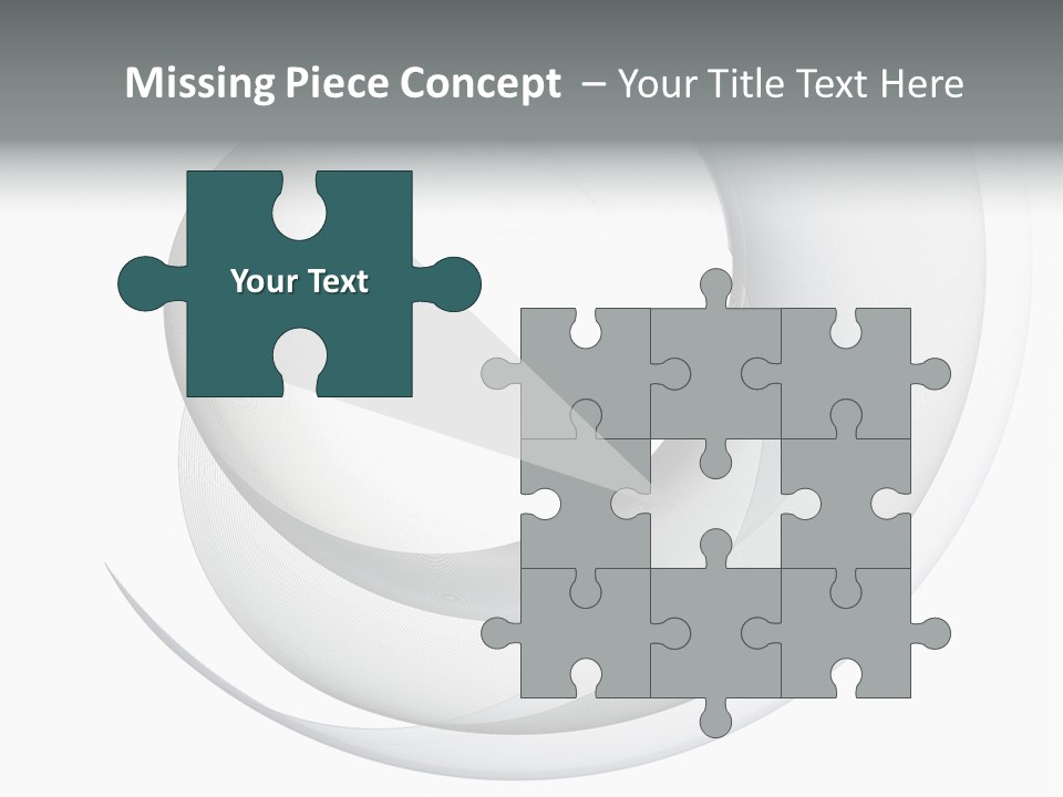 Abstract Curved Background PowerPoint Template