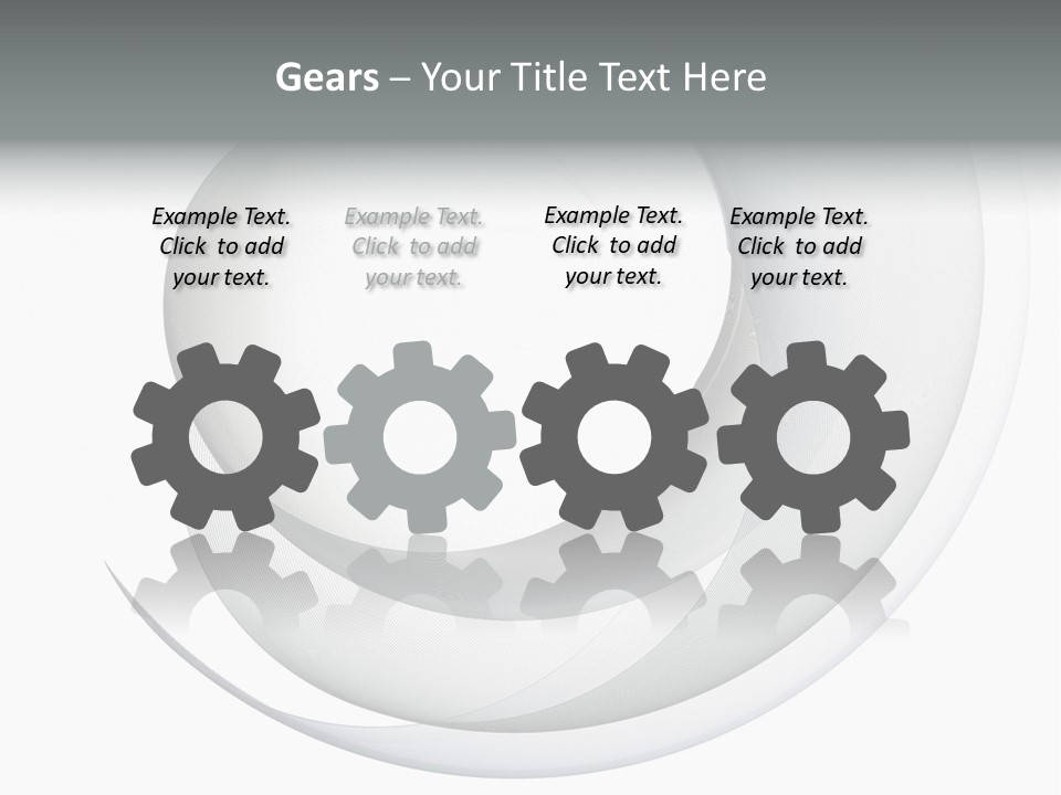 Abstract Curved Background PowerPoint Template