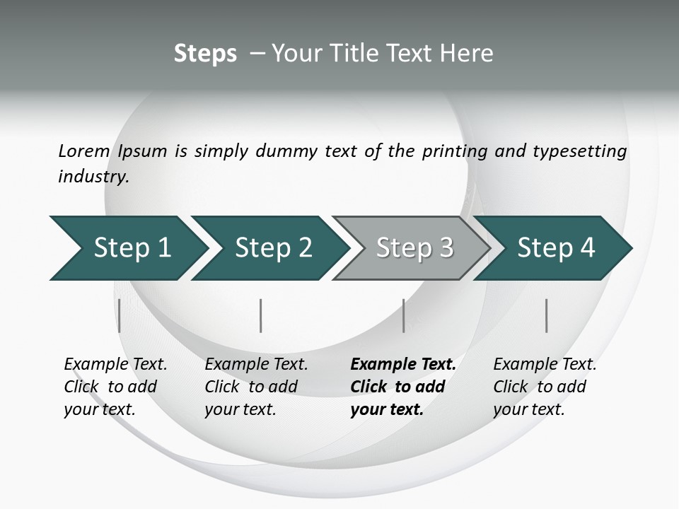 Abstract Curved Background PowerPoint Template