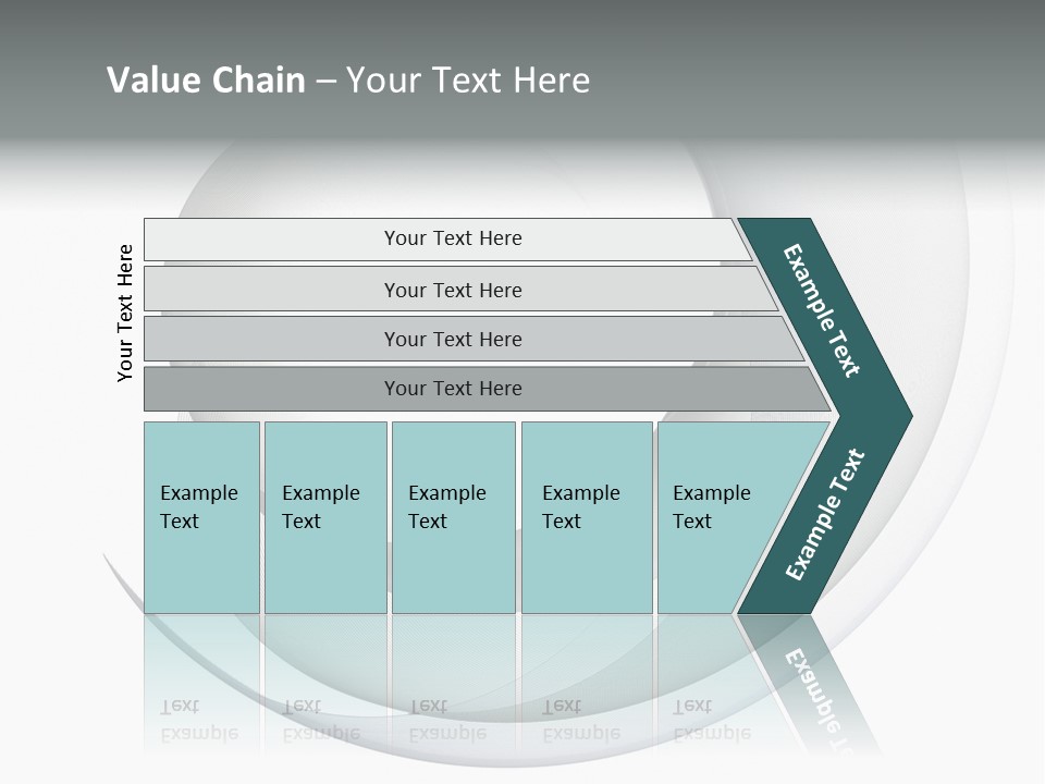 Abstract Curved Background PowerPoint Template