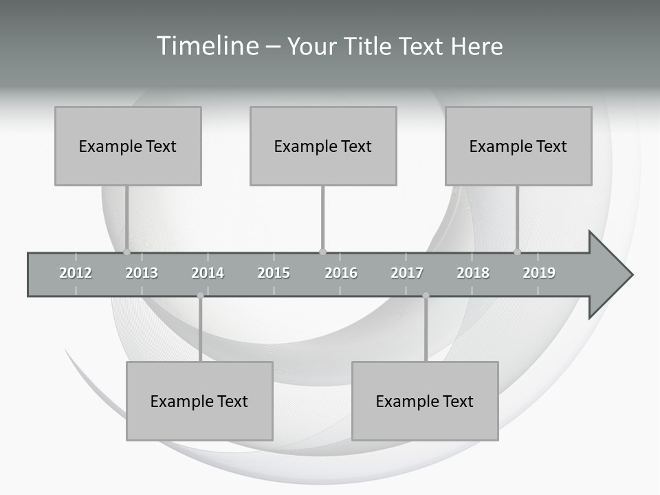 Abstract Curved Background PowerPoint Template