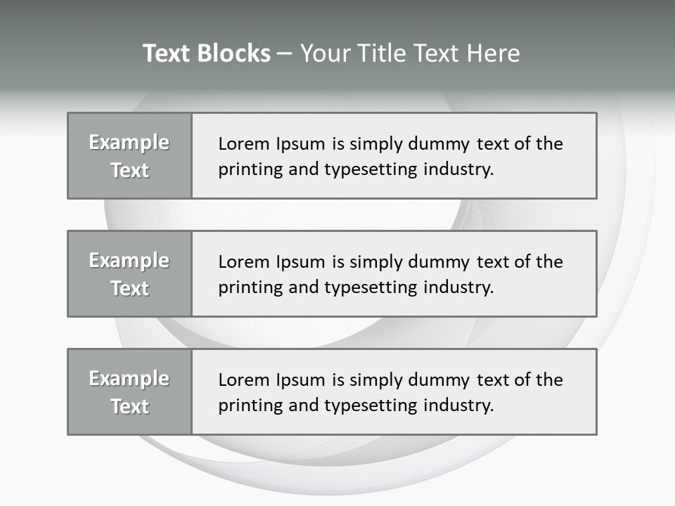 Abstract Curved Background PowerPoint Template
