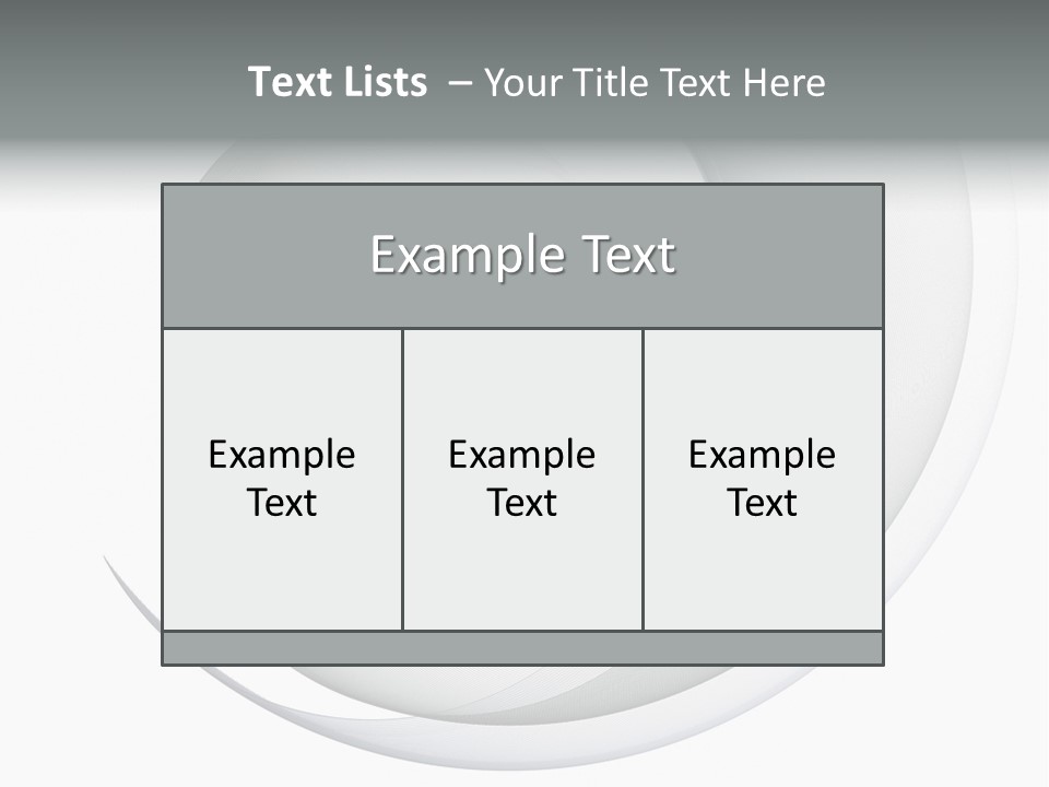 Abstract Curved Background PowerPoint Template