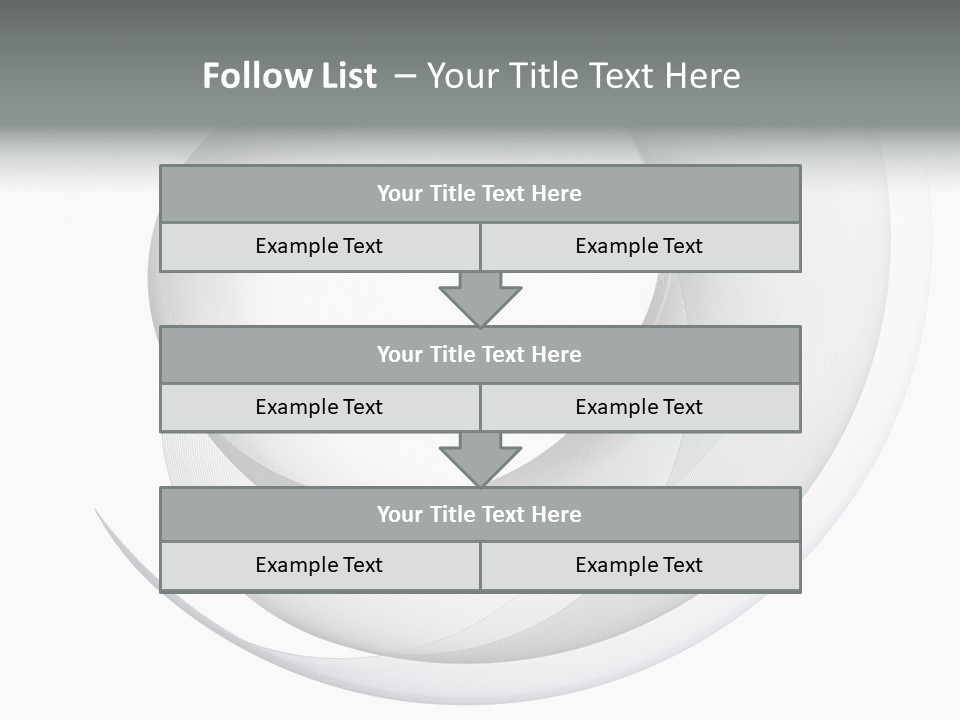 Abstract Curved Background PowerPoint Template