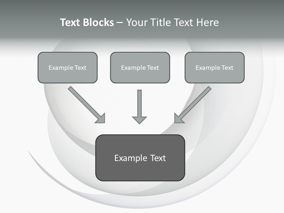 Abstract Curved Background PowerPoint Template
