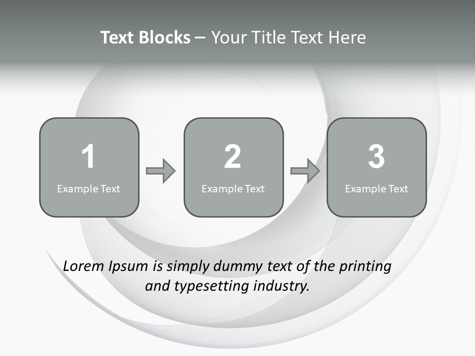 Abstract Curved Background PowerPoint Template