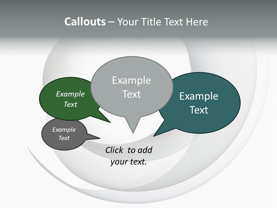 Abstract Curved Background PowerPoint Template