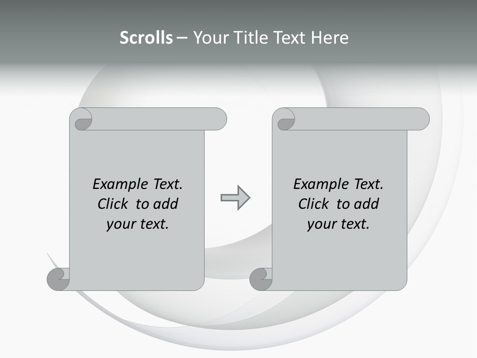 Abstract Curved Background PowerPoint Template